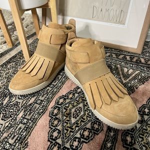 MOBS DESIGN Size USA 10 Black Ankle Sneakers Shoes